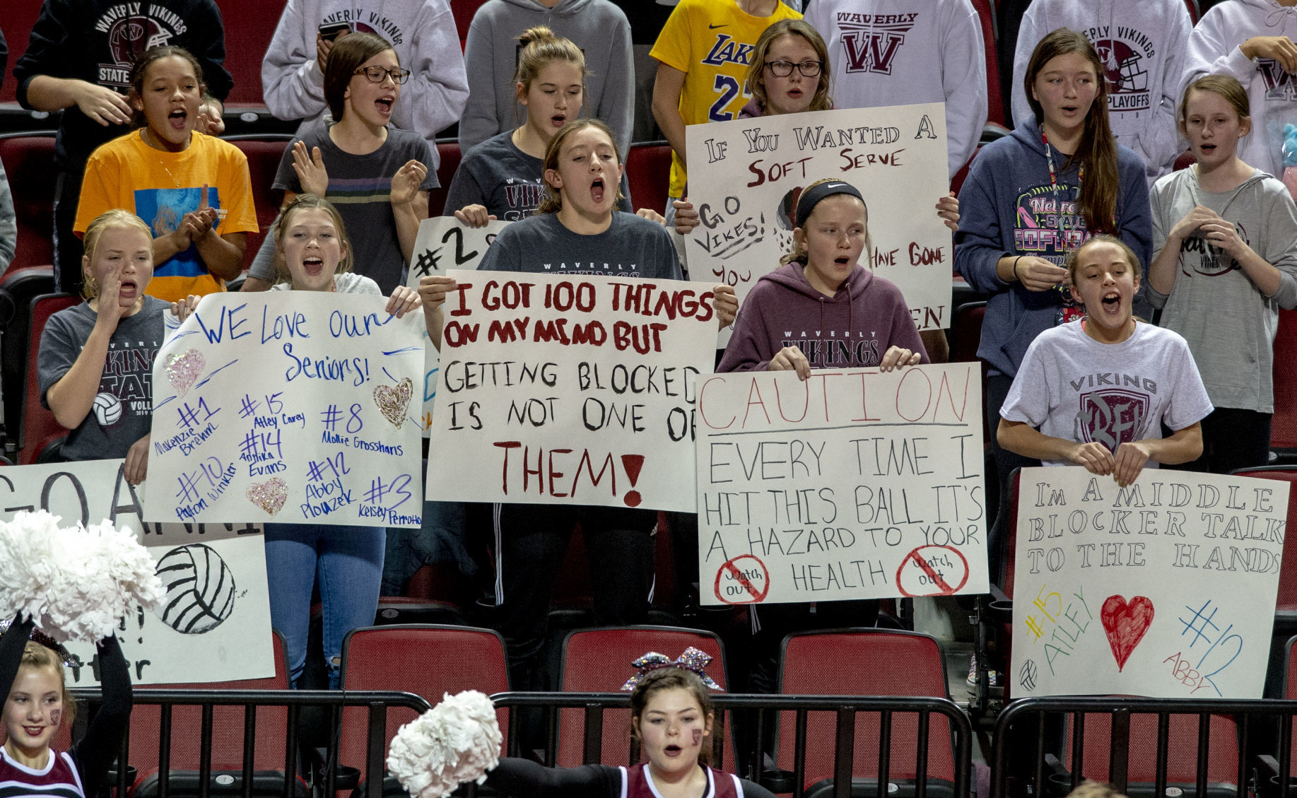 B state volleyball semifinal, 11.8